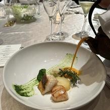 目の前でいれてくれます