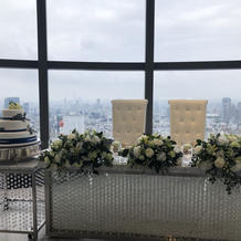 高砂(メインテーブル)