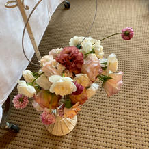 カラードレスのブーケ