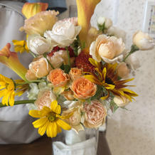 用意していただいたブーケ