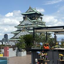 大阪城の存在感