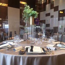 テーブルの様子