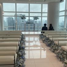 挙式会場の様子