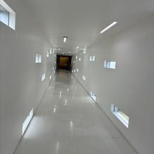 挙式会場までの廊下