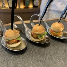 ゲストが待ち時間に食べられる軽食