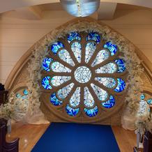 チャペルのステンドグラス