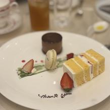 受付担当の方にはメッセージが！