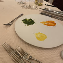 海老を食べた後まで綺麗でした