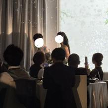 ガーデン登場　シャボン玉