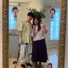 控室のウェルカムミラーは好きに飾れる