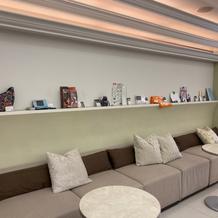 控室で思い出のものを展示