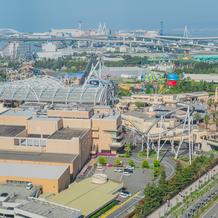 披露宴会場からの景色