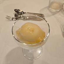 お口直しのソルベ