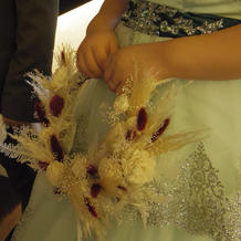 ドライフラワーのブーケ