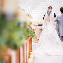 挙式ウエディングドレス