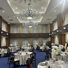 披露宴会場※リニューアル予定だそうです