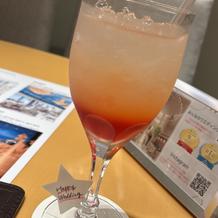 ウェルカムドリンク嬉しかったです