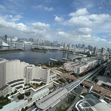 披露宴会場からの景色