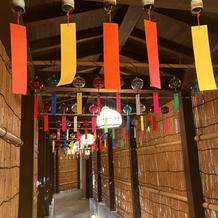 披露宴会場につながる通路です。