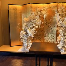 挙式会場の写真です。