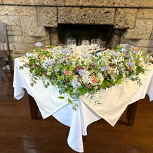 会場装花が理想より遥かに美しい