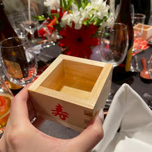 一人一人に升をプレゼント