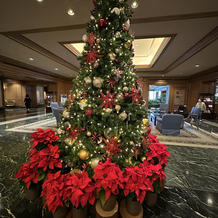 ホテル棟のクリスマスツリー