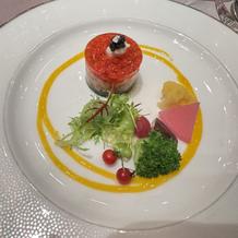 海の幸のセルクル仕立て