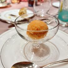 ブラッドオレンジシャーベット