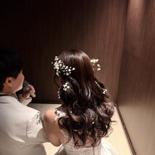 かすみ草の装飾