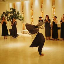 踊れるスペースもあります！