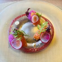 前菜が特に気に入りました。