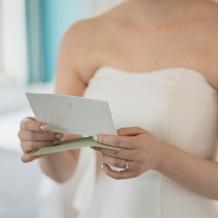 ファーストミートでお手紙を読みました