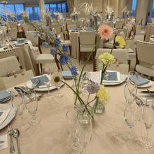 披露宴会場の雰囲気がとても素敵