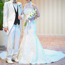 新郎新婦披露宴衣装