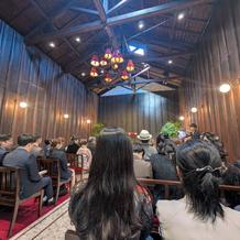 挙式場の雰囲気です。