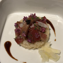 マグロとお米のサラダ