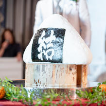 2人の趣味に合わせておむすびにしました。