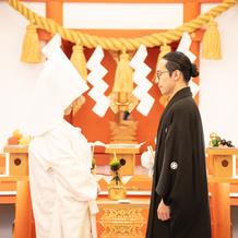 和装は2人とも衣装室にて