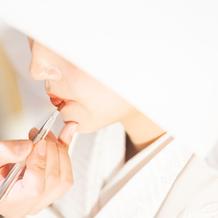 白無垢綿帽子は、是非