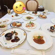 式後、前菜以降のメニューをいただきました