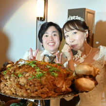 大きなお肉を用意してもらいました！