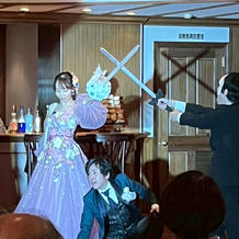 後方スペースでお芝居をしました