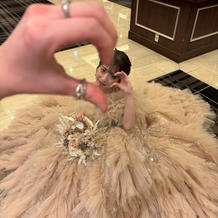 カラードレス:お座りショット