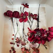 持ち込み髪飾り