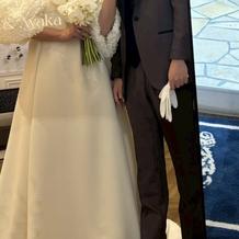 ウエディングドレス タキシード