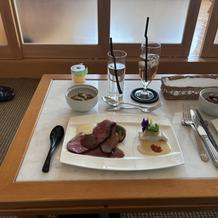 ブライズルームに提供いただいた料理