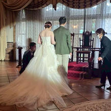 ウエディングドレスの雰囲気