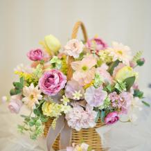 バスケットブーケ