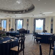最上階の会食会場